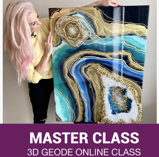 3D GEODE ART- MASTERCLASS - AGA Art Studio